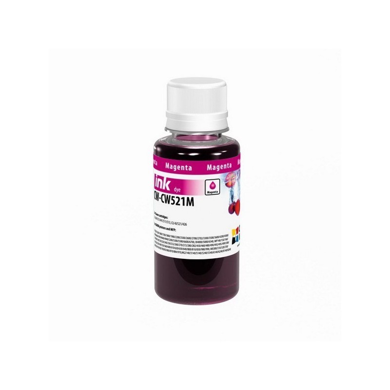 Canon CL38 / CLI521 magenta 100ml vodorozpustný atrament